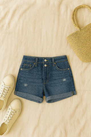 Damen Shorts – Sommerlich im Baumwoll-Look, bequem & vielseitig