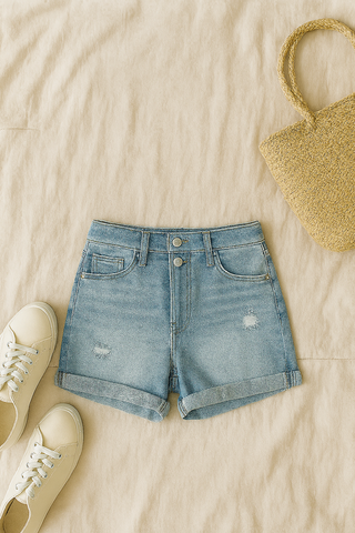 Damen Shorts – Sommerlich im Baumwoll-Look, bequem & vielseitig