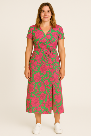 Damenkleid – Sommerkomfort aus atmungsaktivem Stoff, elegant & bequem