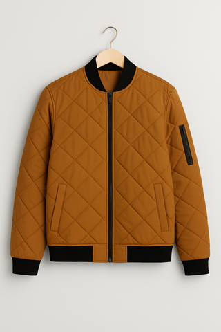 Herrenjacke – Steppdesign aus Funktionsmaterial, warm & stilvoll