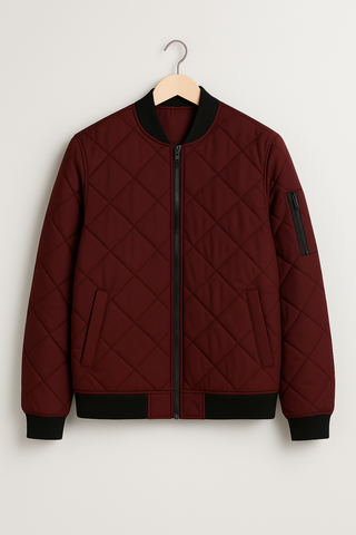Herrenjacke – Steppdesign aus Funktionsmaterial, warm & stilvoll