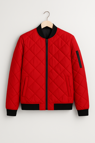 Herrenjacke – Steppdesign aus Funktionsmaterial, warm & stilvoll