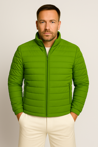 Herrenjacke – Steppstil aus Funktionsmaterial, modern & wärmend