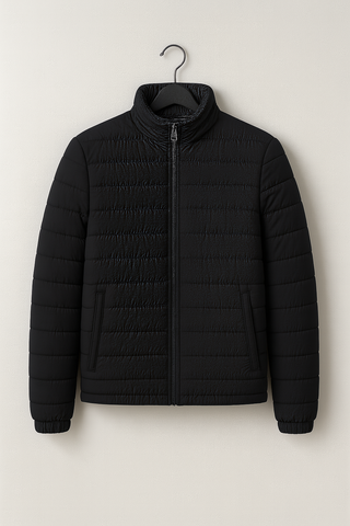 Herrenjacke – Steppstil aus Funktionsmaterial, modern & wärmend
