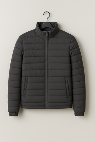 Herrenjacke – Steppstil aus Funktionsmaterial, modern & wärmend