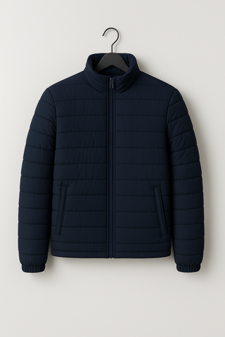 Herrenjacke – Steppstil aus Funktionsmaterial, modern & wärmend