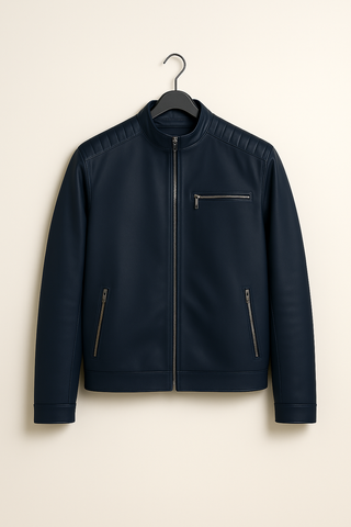 Herrenjacke – Winddicht aus Leder, robust & stilvoll