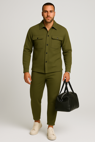 Herren Set – Zweiteiler aus Baumwolle, elegant & komfortabel