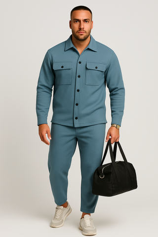 Herren Set – Zweiteiler aus Baumwolle, elegant & komfortabel