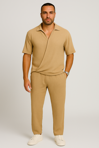 Herren Set – Leinenstil, atmungsaktiv & bequem