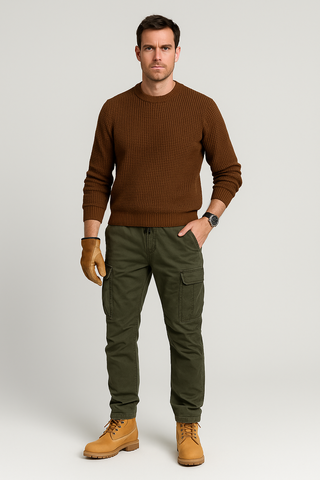 Herrenhose – Cargo aus Baumwolle, robust & bequem