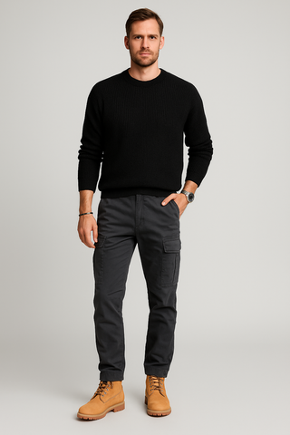 Herrenhose – Cargo aus Baumwolle, robust & bequem