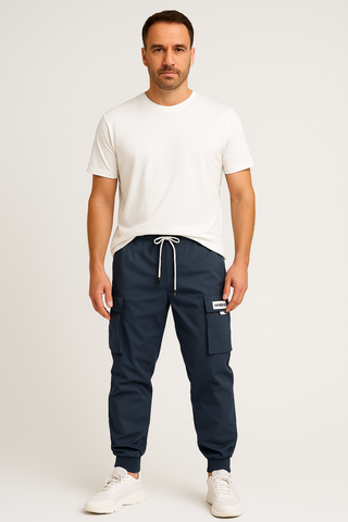 Herren Cargo-Jogger-Hose – Nylonmaterial-like, funktional & modern