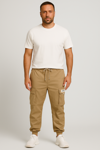 Herren Cargo-Jogger-Hose – Nylonmaterial-like, funktional & modern