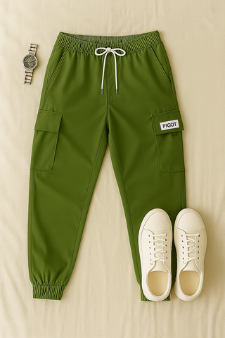 Herren Cargo-Jogger-Hose – Nylonmaterial-like, funktional & modern