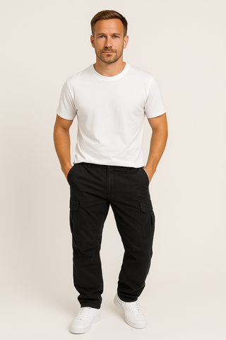 Herrenhose – Klassischer Cargo aus Baumwolle, funktional & lässig