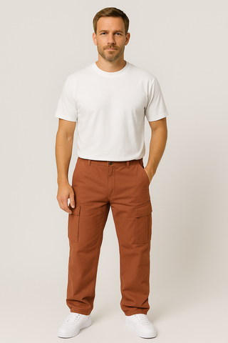 Herrenhose – Klassischer Cargo aus Baumwolle, funktional & lässig