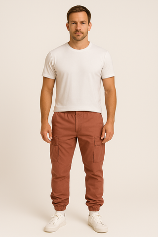 Herrenhose – Klassischer Cargo aus Baumwolle, funktional & lässig