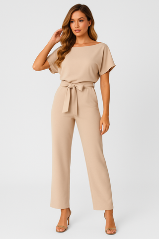 Damen-Jumpsuit – Sommerstil aus leichtem Stoff, elegant & bequem