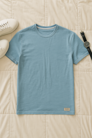 Herren-T-Shirt - Sommerlich baumwollartig, leicht & weich