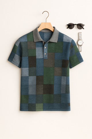 Herren Polo – Kariert, Bequem & Stilvoll