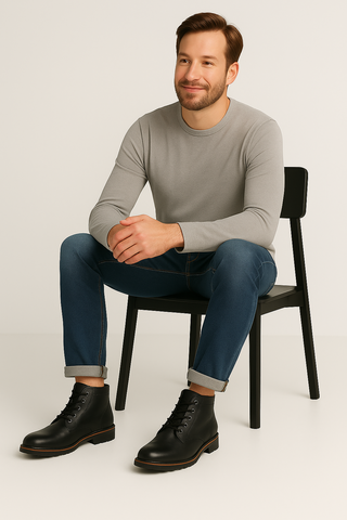 Herren Lederstiefel – Fußfreundlich, Stilvoll & Bequem
