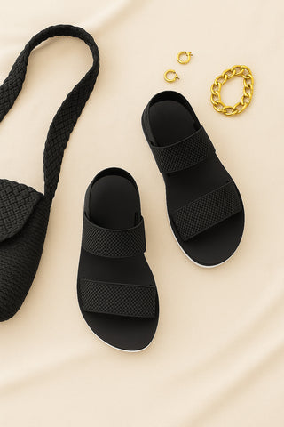 Damen Sandalen – Synthetik, rutschfest & bequem