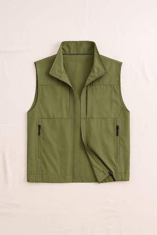 Herren Weste – Outdoor-Stil, atmungsaktiv & funktional