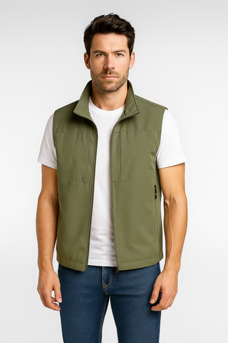 Herren Weste – Outdoor-Stil, atmungsaktiv & funktional