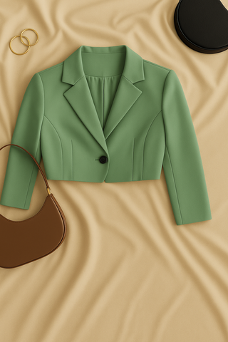 Damen Blazer – Kurzschnitt, elegant & bürotauglich