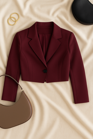 Damen Blazer – Kurzschnitt, elegant & bürotauglich
