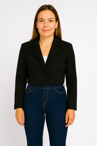 Damen Blazer – Kurzschnitt, elegant & bürotauglich
