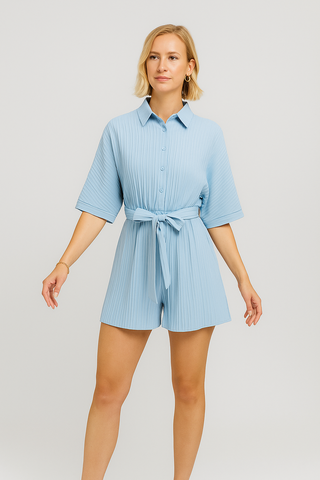 Damen Jumpsuit – Sommerstil mit Vledermausärmeln, luftig & elegant