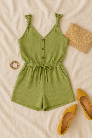 Damen Jumpsuit – Sommerlich & Luftig, Lässig & Komfortabel