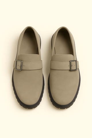 Herren Sneaker – Retro Slip-On mit Plateausohle, Atmungsaktiv & Rutschfest