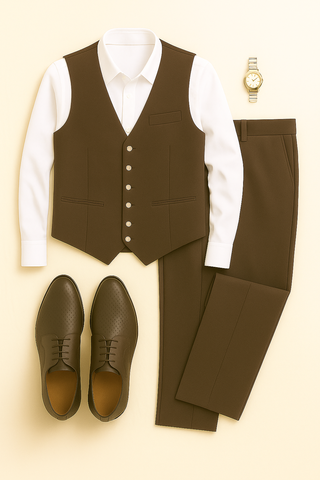 Herren Anzugset – Uni-Design, Modern & Bequem