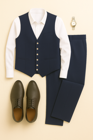 Herren Anzugset – Uni-Design, Modern & Bequem