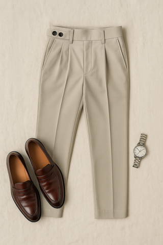 Herren Hose – Business-Look aus Webstoff, Klassisch & Formell