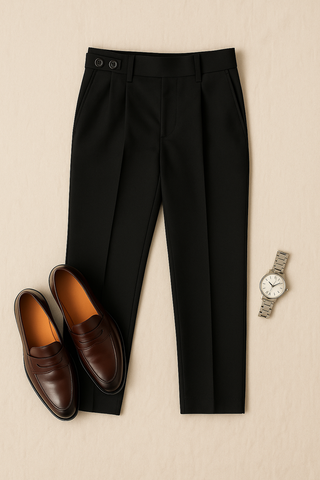 Herren Hose – Business-Look aus Webstoff, Klassisch & Formell
