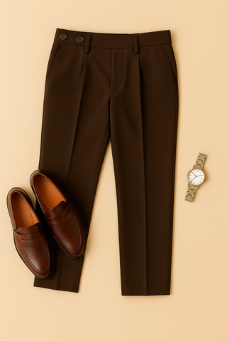 Herren Hose – Business-Look aus Webstoff, Klassisch & Formell