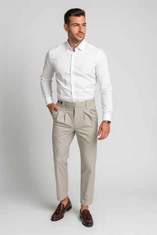 Herren Hose – Business-Look aus Webstoff, Klassisch & Formell