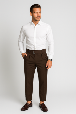 Herren Hose – Business-Look aus Webstoff, Klassisch & Formell