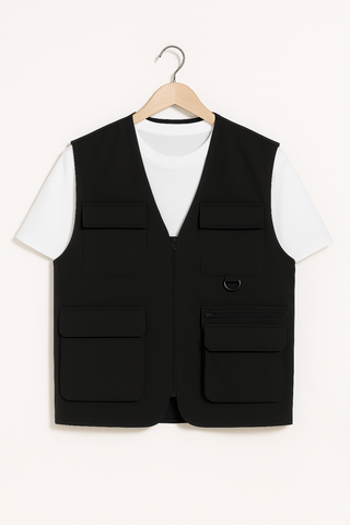 Herren Weste – Streetlook-inspiriert, Lässig & Funktional