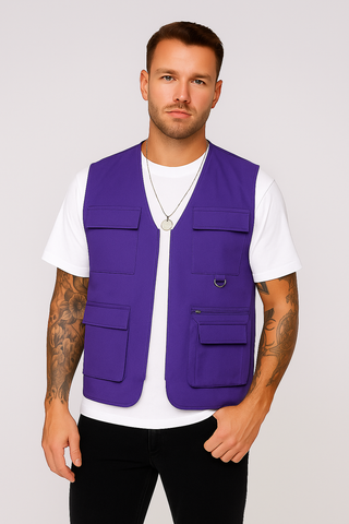 Herren Weste – Streetlook-inspiriert, Lässig & Funktional