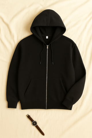 Herren Hoodie – High Street-Look & Reißverschluss, Lässig & Bequem