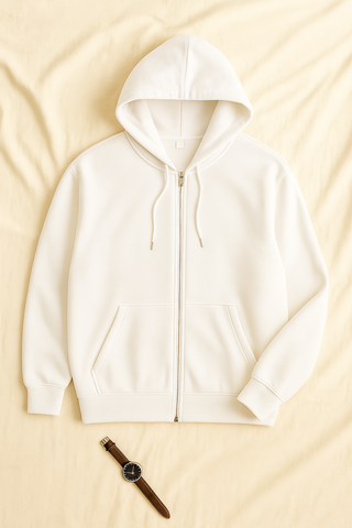Herren Hoodie – High Street-Look & Reißverschluss, Lässig & Bequem