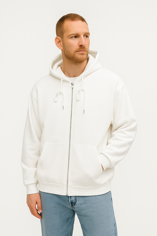 Herren Hoodie – High Street-Look & Reißverschluss, Lässig & Bequem