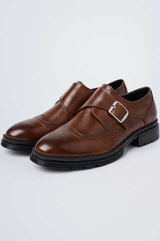 Herren Stiefeletten – Klassisch mit Riemenverschluss, Bequem & Alltagstauglich