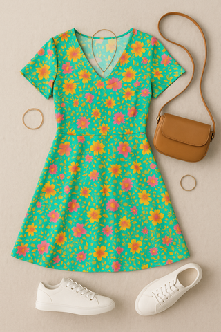 Damen Sommerkleid – Boho, Leicht & Feminin
