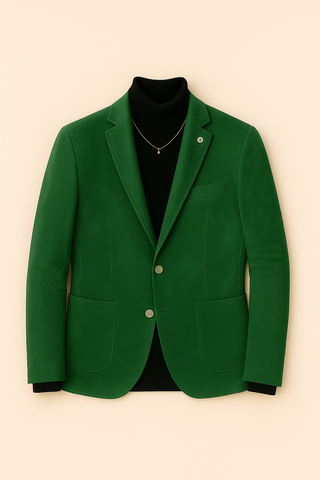 Herren Blazer – Samtig & Markant, Elegant & Luxuriös